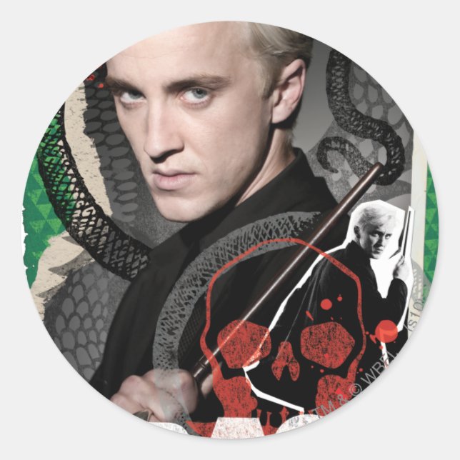 Draco Malfoy 6 Classic Round Sticker (Front)