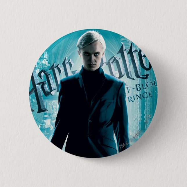 Draco Malfoy 6 Cm Round Badge (Front)