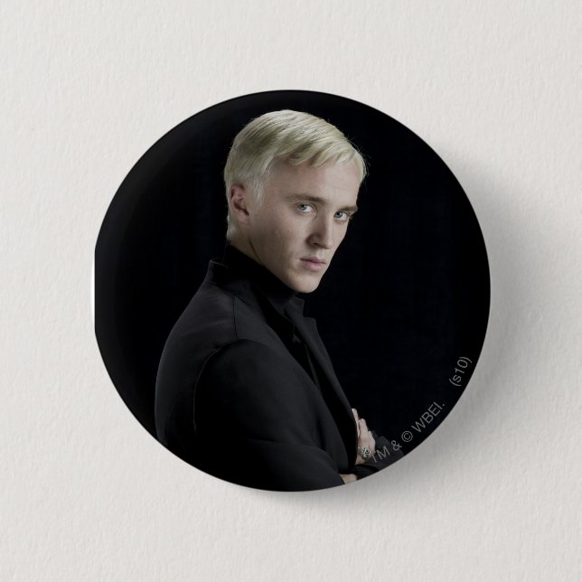 Draco Malfoy Arms Crossed 6 Cm Round Badge (Front)