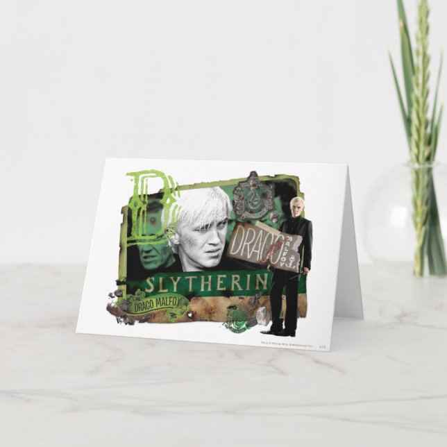 Draco Malfoy Collage 1 Card (Front)