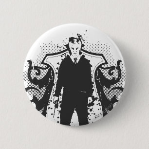 Draco Malfoy Dark Arts Design 6 Cm Round Badge