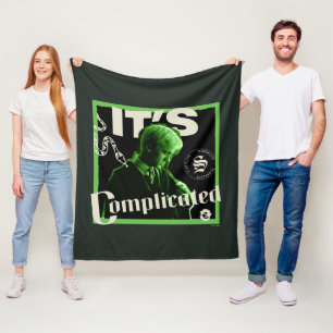 Draco Malfoy - "It's Complicated" Fleece Blanket