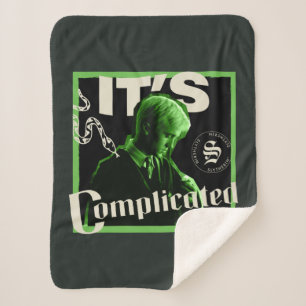 Draco Malfoy - "It's Complicated" Sherpa Blanket