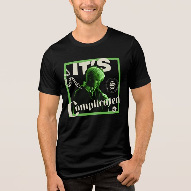 Draco Malfoy - "It's Complicated" Tri-Blend Shirt (Front)