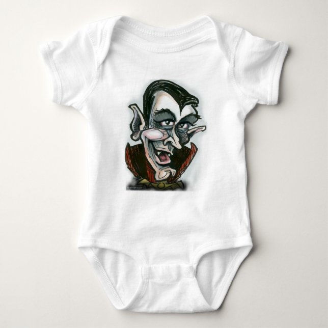 Dracula Baby Bodysuit (Front)