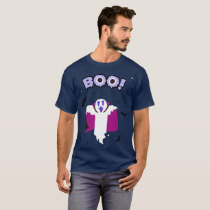 Dracula Boo Navy Blue T-Shirt