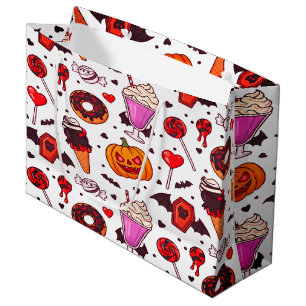 Dracula Candy Spooky Sweet Fun Large Gift Bag
