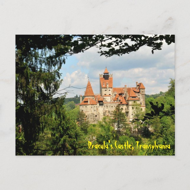 Dracula Castle in Transylvania, Romania Postcard (Front)