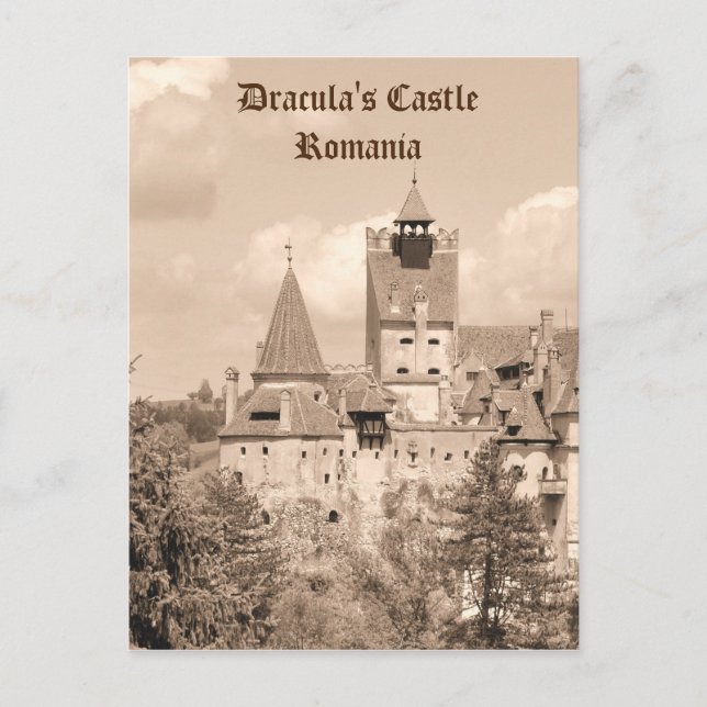 Dracula Castle in Transylvania, Romania Postcard (Front)