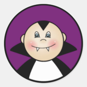 Dracula Classic Round Sticker