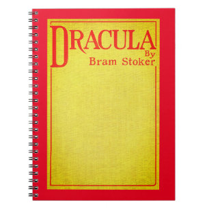 Dracula Cover of the first edition Notebook