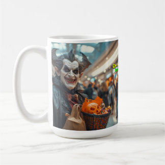 Dracula Goes Shopping Coffee Mug