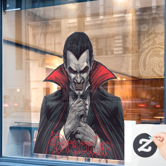 Dracula Gothic Horror Halloween (Cafe Window)