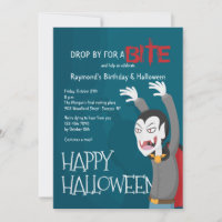 Dracula Halloween Party Invitation