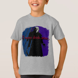 Dracula I Never Drink ... Wine T-Shirt