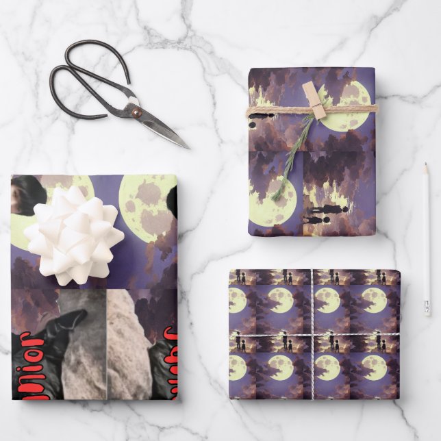 Dracula Junior -  Wrapping Paper Sheet (Front)