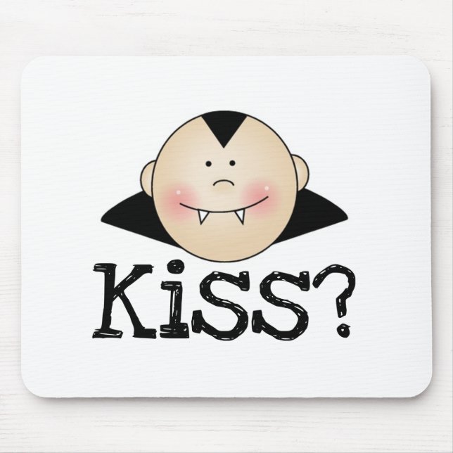 Dracula Kiss Mouse Pad (Front)