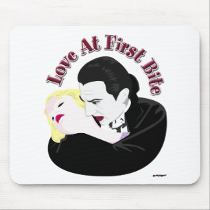 Dracula, Love At First Bite Mouse Pad