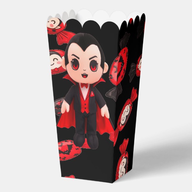 Dracula Loves Candy Halloween Favour Box (Front)