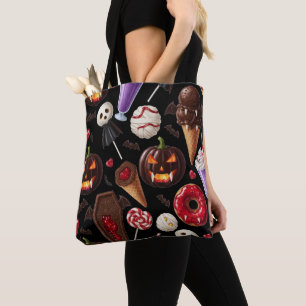 Dracula’s Halloween Candy Tote Bag