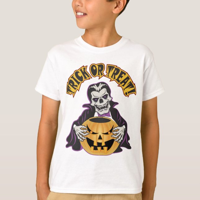 Dracula Skull T-Shirt (Front)