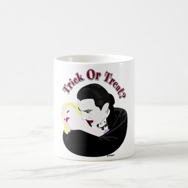Dracula, Trick Or Treat? Coffee Mug (Center)
