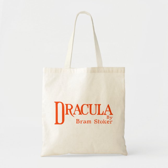 Dracula Typography Tote Bag (Front)