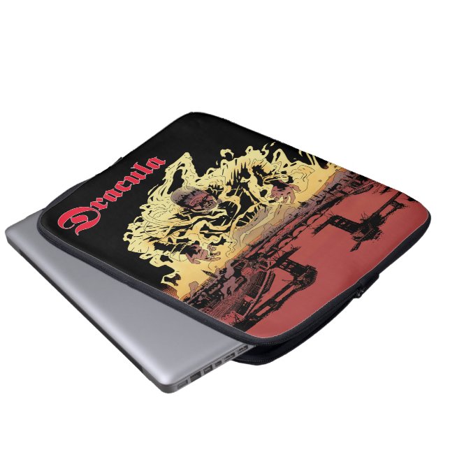 Dracula V2 design laptop sleeve (Front Bottom)