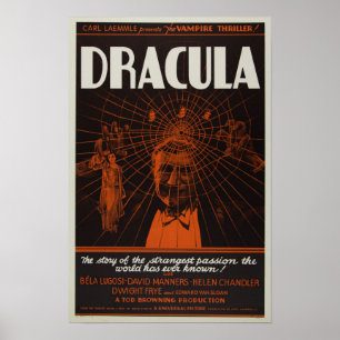 Dracula Vintage film poster