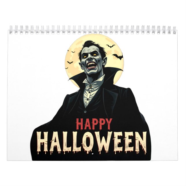 Dracula Wishes You a Spooky Night Calendar (Cover)