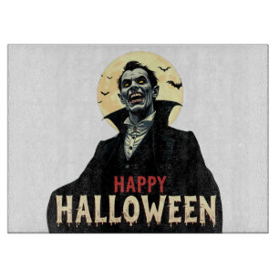 Dracula Wishes You a Spooky Night Cutting Board