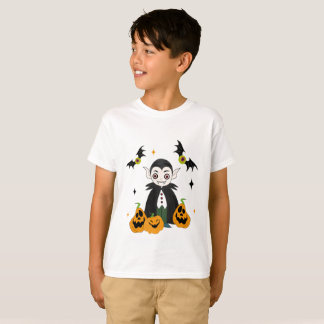 Dracula with pumpkins T-Shirt