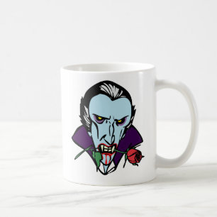 DRACULA WITH ROSE COFFEE MUG