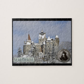 Dracula's castle at Bran in winter Jigsaw Puzzle