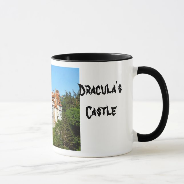 Dracula's castle, Bran, Transylvannia 2 Mug (Right)