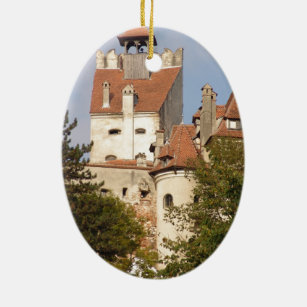 Dracula's Castle, Transylvania Ceramic Tree Decoration