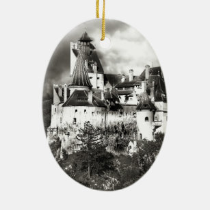 Dracula's Castle, Transylvania Ceramic Tree Decoration
