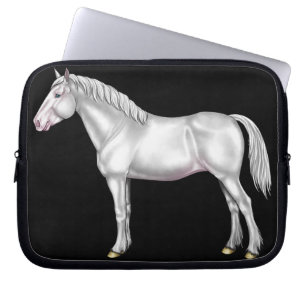 Draft Horse - White Laptop Sleeve