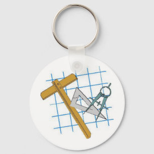 Drafting Design Tools Key Ring