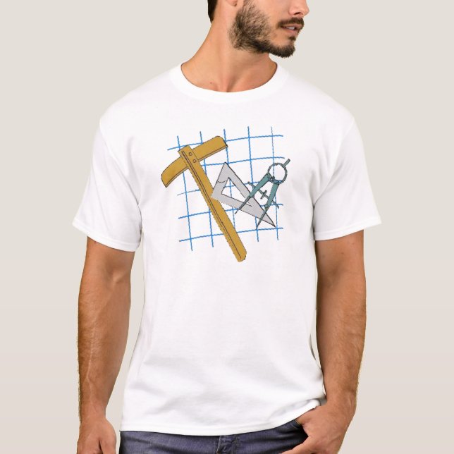 Drafting Design Tools T-Shirt (Front)