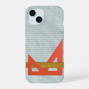 Drafting Triangles, Scale, Graph Paper iPhone 15 Case