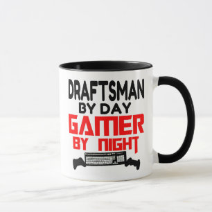 Draftsman Loves Playing Video Games Mug