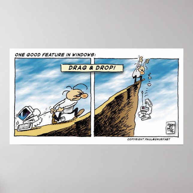 Drag and Drop Poster (Front)