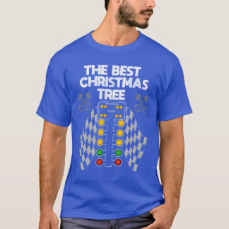 Drag Car Racinghe Best Christmasree T-Shirt