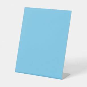 Drag & Drop Custom Image Here Pedestal Sign