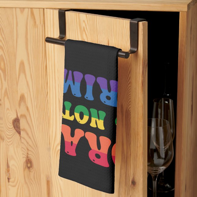Drag Is Not A Crime Kitchen Towel (Thirds Fold)