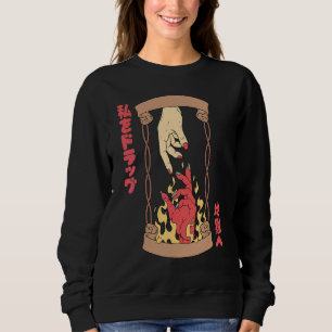 Drag Me Hell Evil Devil Satan Hand Satanic Occult  Sweatshirt