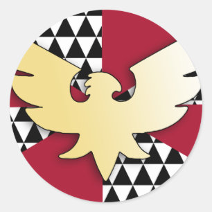 Drag Pride Flag Classic Round Sticker