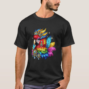 Drag Queen Art Parrot Drag Queen Pride Drag Queen T-Shirt