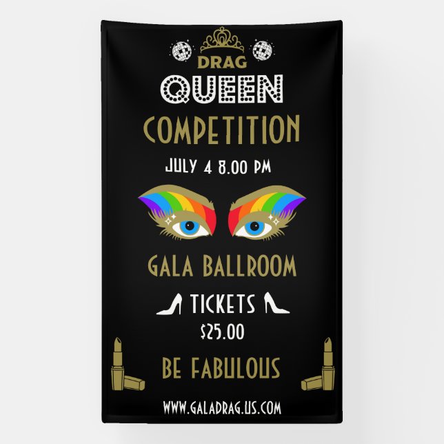 Drag Queen Competion Banner (Vertical)
